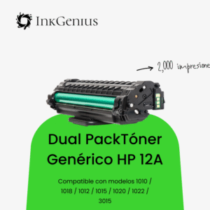 Dual Pack Tóner Genérico HP 12A