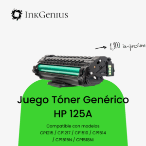 Juego de Tóner Genérico HP 125A