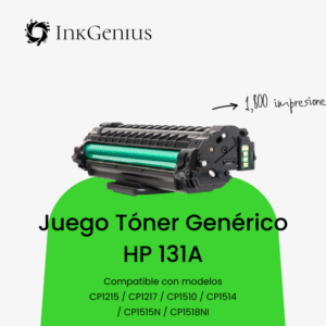 Juego de Tóner Genérico HP 131A