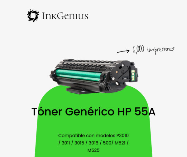 Tóner Genérico HP 55A